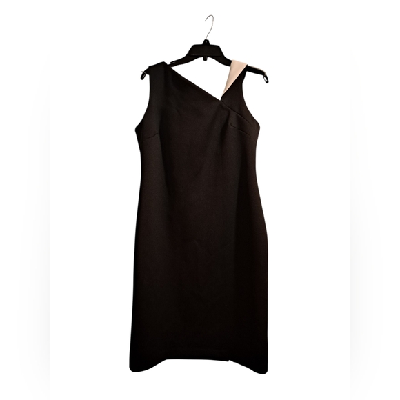 Calvin Klein Black and White Asymmetrical Dress - Picture 4 of 6